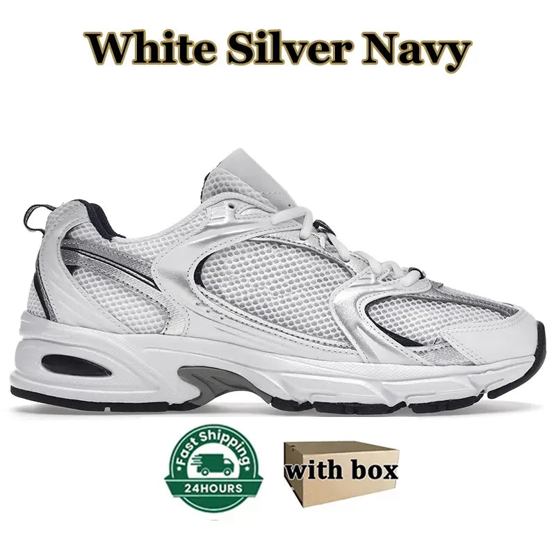 Designer Leather and Mesh Sneakers for Men and Women - Daily Outfit Running Shoes in Triple Black, White, Grey, Blue, Pink, and Green - Available in Sizes 36-45