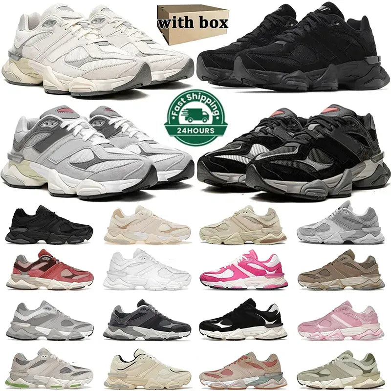 Designer Leather and Mesh Sneakers for Men and Women - Daily Outfit Running Shoes in Triple Black, White, Grey, Blue, Pink, and Green - Available in Sizes 36-45