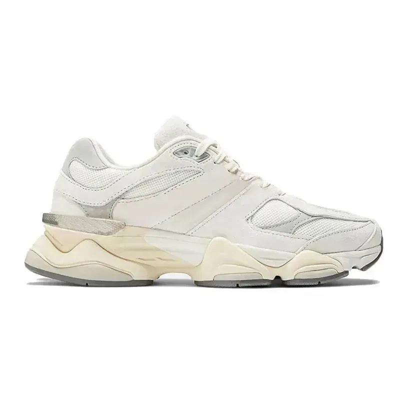 Designer Leather and Mesh Sneakers for Men and Women - Daily Outfit Running Shoes in Triple Black, White, Grey, Blue, Pink, and Green - Available in Sizes 36-45